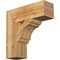 Ekena Millwork Olympic Block Rough Sawn Bracket, Western Red Cedar, 6"W x 20"D x 20"H BKT06X20X20OLY05RWR - alternate 1